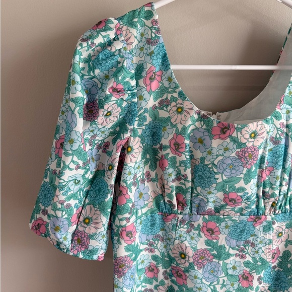 Tuckernuck Hyacinth House Floral Puff Sleeve Sallie Dress - Size Extra Small XS - Picture 8 of 15